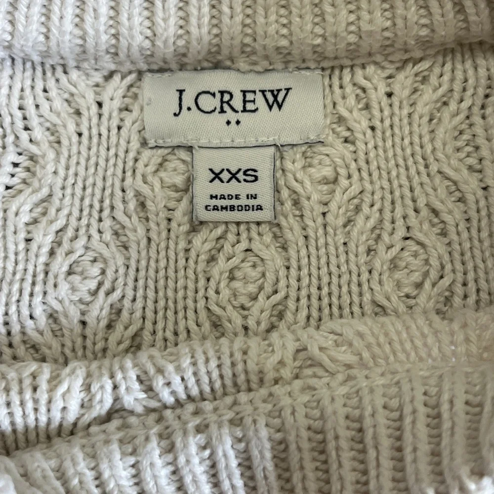 J.crew 100% Cotton CableKinit Sweater
